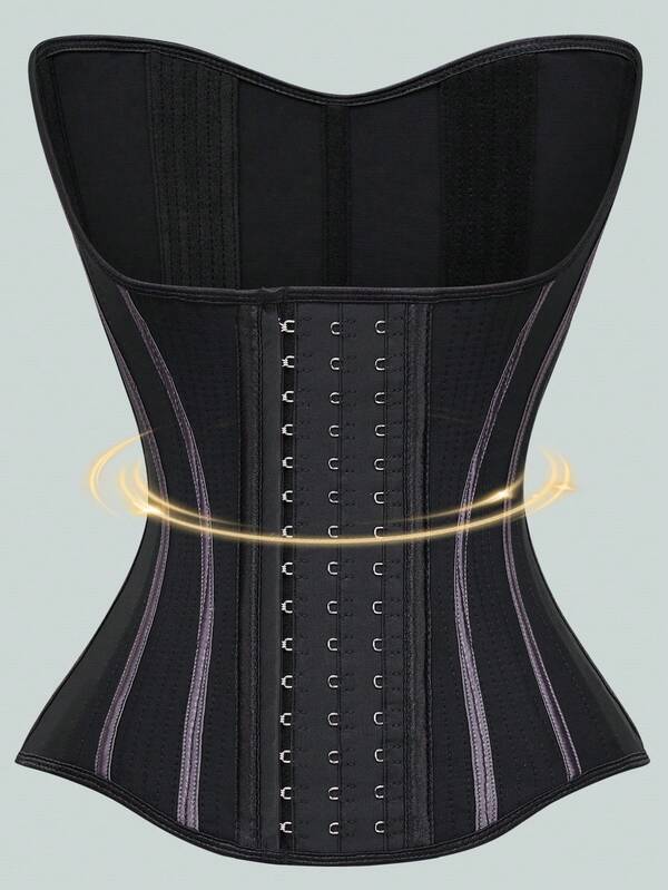 1PC Women's Mesh Style Corset With Snap Buttons, Comfortable To Wear, Suitable For Various Occasions.