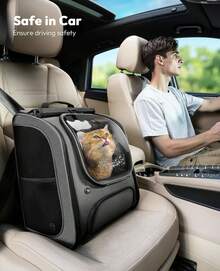 Pet Backpack - Xám - Xem 8