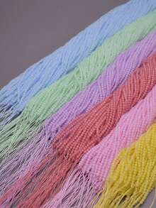 2毫米 1串 180颗 玻璃珠 小刻面玻璃吊坠隔珠 用于珠宝制作 DIY配件 - 2mm 瓷料小珠子 - 查看 6