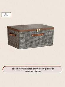 Foldable Portable Storage Box, Dust-Proof Clothes And Quilt Organizer, Spring-Loaded Home Storage Container - Convenient And Space-Saving, Suitable For Bedding, Fabrics, Spring Clothing And Quilt Storage, Outdoor Yard Storage, Back To School Season - Grey - View 10