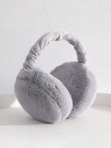 2pcs/1pc Winter Earmuffs,Earmuffs Noise Cancelling,Unisex Solid Color Earmuffs - Soft Plush Ear Warmer, Earmuffs Noise Cancelling,Foldable Ear Muffs, Comfortable Coldproof Earmuffs For Winter Outdoor Winter Accessories