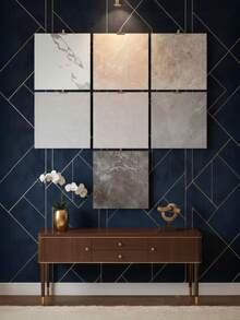 Dwa opakowania naklejek na podłogę z kamienia, naklejek na podłogę z tworzywa sztucznego PVC, samoprzylepnych naklejek na podłogę z tworzywa sztucznego, do salonu, sypialni, do różnych renowacji podłóg komercyjnych, pogrubione, odporne na zużycie i wodoodporne naklejki podłogowe