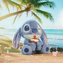 Miniso 1 pieza Peluche de Coco Stitch, Peluche Suave y Lindo, Coco con Forma, Tacto Cómodo, Adecuado para el Hogar y como Regalo - Multicolor - Ver 2