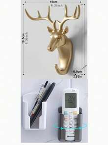 1/2/4/5 szt. bez wiercenia klimatyzacja TV pilot zdalnego sterowania pudełko do przechowywania stojak na pilota zdalnego sterowania łazienka pilot ścienny stały wiszący na ścianie