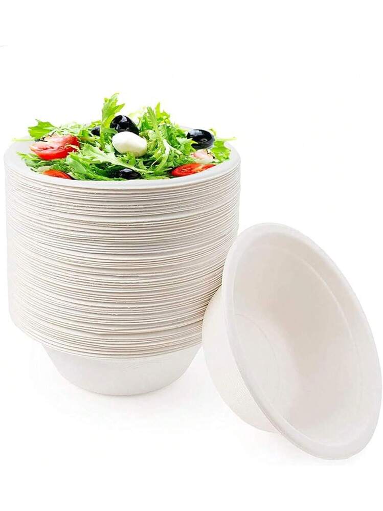 100Pcs Einweg Suppenschalen aus Zuckerrohr,Wärmespeicherung Suppenschüssel Suppenteller Einweg Klein Zuckerrohrschalen,Starke Papierschalen für Picknick,Geburtstag,Grillen und Party(Natur, 220 ml-100)-DAVID | aktuelle Trends, günstig kaufen