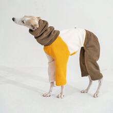 Autumn/Winter Jumpsuit For Small/Medium Dogs, Warm Full Body Coverage Outfit With High Collar To Protect Belly And Legs, Soft & Cozy Fabric, Suitable For Breeds Like Poodle, Whippet, Beagle In Cold Seasons - Coffee Brown - View 14