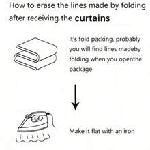 1pc Rod Pocket Sheer Curtain For Kids Room/Nursery, Light Filtering & Dust Proof - Multicolor - View 10