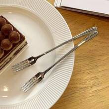 Stainless Steel Fruit Picks, Fruit Forks, Party Dessert Forks, Cake & Salad Forks