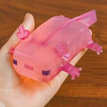 1pc 2025 New Arrival Soft & Squishable Axolotl Squeeze Toy, Excellent Hand Feel, Birthday/Christmas/Halloween Small Gift
