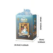 Miniso Disney Alice im Wunderland Kunstgalerie-Serie Blind Box, PVC+ABS Material, Kunstgalerie-Ölgemälde-Texturdetails, Schreibtisch-Dekoration Ornament, geeignet zum Sammeln und Verschenken (1 Stück, zufällig versendet) - Verschiedenfarbig - Übersicht 11