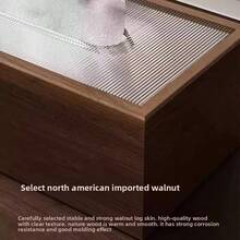 Boîte à mouchoirs en bois de noyer style zen, porte-serviettes de luxe pour table basse de salon, chambre à coucher, bureau