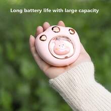 OBOVAY Mini Cat Paw Shaped Hand Warmer, Rechargeable Electric Heater, 2 Temperature Settings, Portable & Cute Pocket Design, Essential For Students & Office Workers In Winter, USB Charging, 1200mAh Battery, Christmas Gift, Hand Warmer, Gift For Men, Christmas Stocking Stuffer, Rechargeable Hand Warmer Insulation,Galentines,Puppy,Carnival,Party Decorations