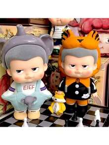 Miniature Squad Tin Alley Figurine Blind Box, Desk Decor, Holiday/Birthday Gift