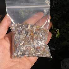 100克天然小玛瑙碎块，DIY绘画，彩色沙画，花瓶装饰，彩色鹅卵石