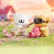 Miniso Line Puppy Romantic Cherry Blossom Series Blind Box, High-Quality PVC Material, Exquisite Outline Of Cherry Blossom Details, Filled With Spring Atmosphere, Adorable Desktop Ornament(1 PC,Random Delivery) - Multicolor - View 3