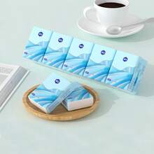 10/20/30包便携纸巾 | 旅行装迷你面巾纸 | 学生便携餐巾纸 | 大包装一次性手帕 - 彩色 - 查看 4