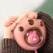 OBOVAY Mini Cat Paw Shaped Hand Warmer, Rechargeable Electric Heater, 2 Temperature Settings, Portable & Cute Pocket Design, Essential For Students & Office Workers In Winter, USB Charging, 1200mAh Battery, Christmas Gift, Hand Warmer, Gift For Men, Christmas Stocking Stuffer, Rechargeable Hand Warmer Insulation,Galentines,Puppy,Carnival,Party Decorations