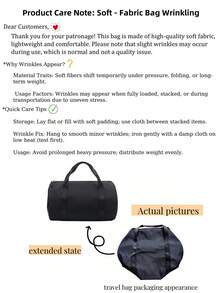 This Personalized Dance Bag Can Be Printed With Your Name, Making It An Ideal Choice For Dance, Sports, Latin Dance, And Various Occasions. Its Large Capacity Allows It To Be Used As Both A Shoulder Bag And A Travel Bag, Making It Practical And Convenient For Daily Use. It Also Makes An Ideal Gift For Friends And Family. - Black - View 10