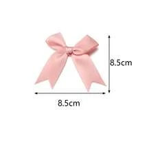 10pcs/Pack Double Layered Polyester Ribbon Bowknot, Ins Style Hair Accessory, Gift Wrapping Material, Diy Ribbon Bowknot,Suitable For Rustic Wedding Invitations, Bows, Garlands, DIY Crafts, Christmas Decorations, DIY Home Decor, Wedding Parties And Gift Wrapping Valentines - Bow - View 11