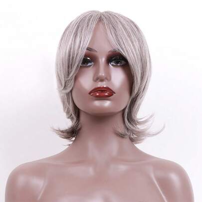 GABRIELLE Pelucas sin pegamento, cabello humano, pre-arrancado, pre-cortado, 6x4, pelucas frontales de encaje recto, cabello humano de 30 pulgadas, pelucas con cierre frontal de encaje para mujeres, densidad 180, peluca sin pegamento para usar y usar, lista para usar, color negro natural