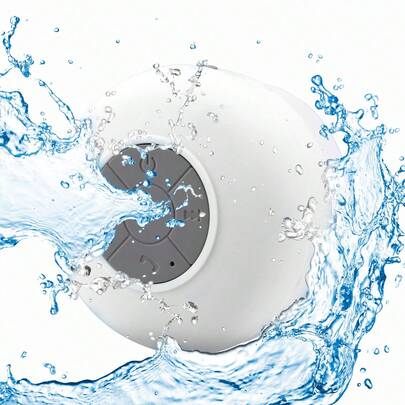 Altavoz portátil, altavoz inalámbrico para la ducha, altavoz impermeable para la ducha con ventosa, ideal para el baño, la playa o fiestas, altavoz inalámbrico con ventosa, la mejor opción para regalos de cumpleaños y recuerdos de fiesta