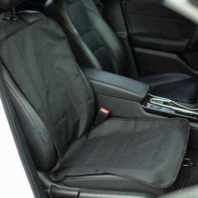 1pc Car Passenger Seat Cushion, Pet Mat For Outdoor Travel, Single Layer Cat/Dog Mat, Anti-Dirty Car Rear Seat Cover