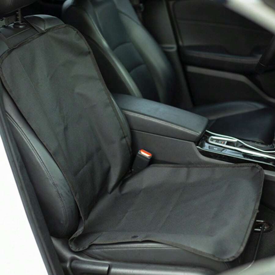 1pc Car Passenger Seat Cushion, Pet Mat For Outdoor Travel, Single Layer Cat/Dog Mat, Anti-Dirty Car Rear Seat Cover - Multicolor - View 1