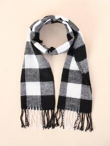 1 Set Kids' Knitted Hat & Gloves Set – Pom - Pom Decor, Contrast Cuff Design, Soft Warm For Winter Outdoor