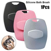1 Stück weiches Silikon Peeling-Bürste, Rücken-Bürste, Körper-Reinigungsbürste, Dusch-Sanftmassage-Bürste, Badbedarf