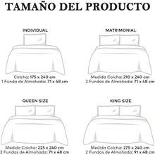 NANWEI Colcha Ligera Relieve con 2 Fundas de Almohada, Edrecolcha para Cama, Capitonado, Ultra Suave, Hipoalergénico (Blanco, King) - Negro - Ver 5