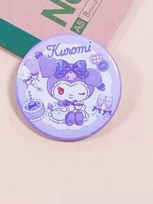 1/5/7 piezas Pines de mochila de Cinnamon Roll de dibujos animados de Sanrio, aretes de plata, pines de mochila, pines de dibujos animados de anime, accesorios de joyería de moda para vaqueros