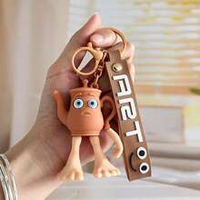 1pc Y2K Italian Brainrot Weird Creature Keychain, Abstract Animal Pendant, Novelty For Students, Bag Accessory Halloween Accessories Teachers Day Christmas Gift Ideas Bag Accessories Lanyards With Id Holder Car Accessories Bag Charms