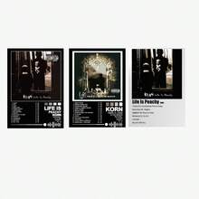 Tranh treo tường (1/3 tấm), khung tùy chọn, trang trí tường, trang trí phòng, bộ tranh áp phích ban nhạc Korn Vintage Metal, tranh nghệ thuật âm nhạc cổ điển, phù hợp cho phòng ngủ, phòng giải trí, quán bar - Tranh canvas, tranh chân dung, tranh tường Toile. - Nhiều màu - Xem 39