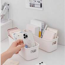 10 Pcs Plastic Storage Boxes, Multi-Functional Underwear And Sock Organizer, Drawer Dividers For Clothes, Bras And Accessories, Durable Closet Organization Containers For Home, Bedroom, Kitchen And Office Use, Space-Saving Storage Solutions To Keep Drawers Neat And Tidy (Lightweight, Washable And Reusable Plastic Material, Not Fragile Glass) - White - View 5