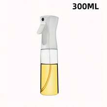 Bottiglia spray per olio d'oliva ad alta pressione a prova di perdite da 200ml/300ml - Utensile da cucina per grigliare, friggitrice ad aria, pentole da campeggio - Controllo preciso dell'olio, design in plastica, bottiglia spruzzatrice per cottura, accessorio per barbecue, corpo trasparente, plastica senza BPA - Multicolore - Visualizzare 15
