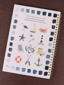 Beginner-Friendly Watercolor Workbook With Paint Brush With Color Palette Watercolor Paint Book Art Painting Supplies