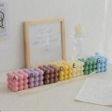 1/5pcs Aroma Candle, Suitable For Bedroom, Living Room, Kitchen Fragrance Decoration, Create Atmosphere, Attractive Design
