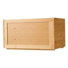 Bread Box For Kitchen Counter, Large Capacity Bamboo Bread Storage Container, Farmhouse Wooden Breadbox Organizer For Homemade Bread, Storage Holder Bin With Acrylic Wavy Door Panel, Natural - Rectangular Single-layer Natural Wood - View 8