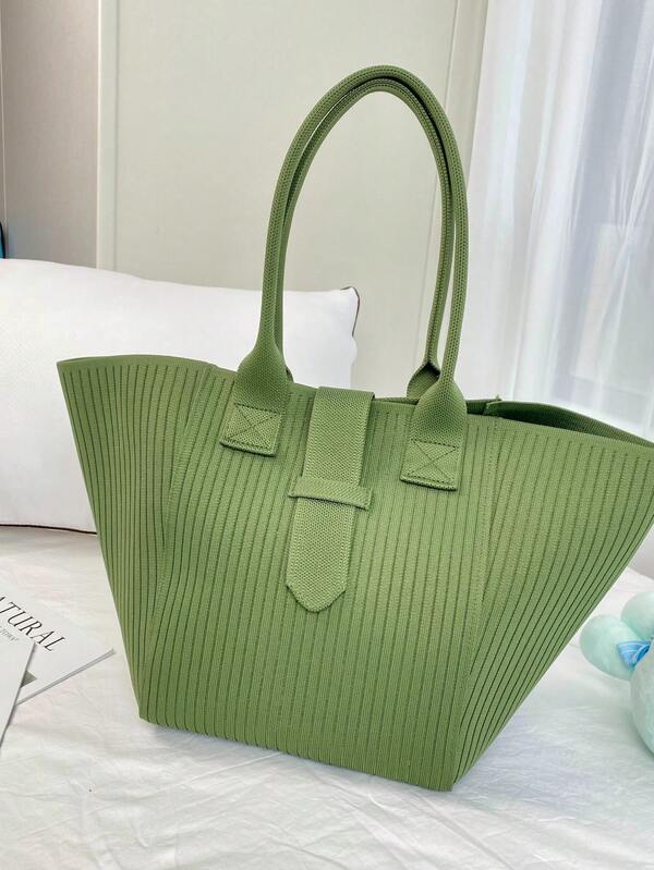 Tunpurle Bolsa de ombro única feminina, bolsa de nicho de grande capacidade, bolsa tote feminina para deslocamento diário, bolsa tipo bolinho