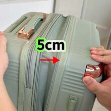 10kg Carry-On Luggage With 360° Wheels Travel Hand Luggage - 薄荷綠 - 查看 5