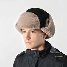 Men Women Winter Warmer Hat Russian Ushanka Aviator Hats Snow Skiing Hat Cold Weather Outdoor Hunting Hiking Warm Hats With Ear Flaps