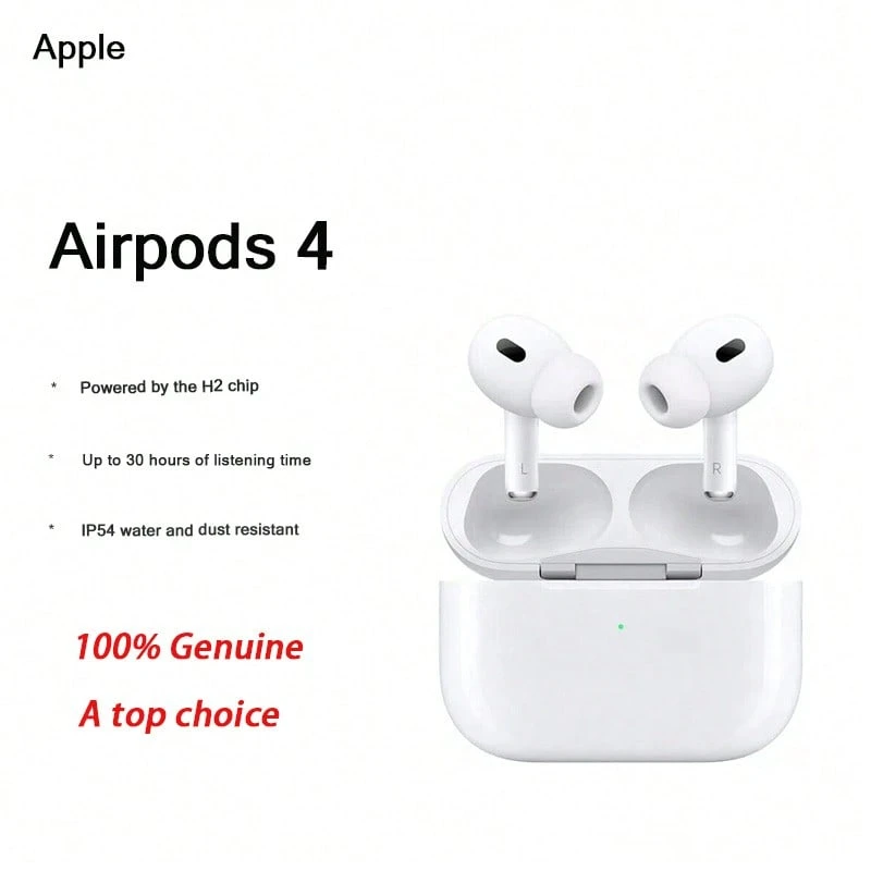 Apple AirPods4 Biểu tượng. Giờ là Siêu ồn ào. P63 - trắng - Xem 1