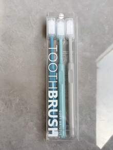 Macaron Toothbrush 4pcs Bamboo Charcoal Fine Soft Bristles Adult Household Big Head Travel Japanese Toothbrush Without Seal Home Bathroom Decor Fall Decor Back To School