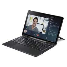 DUX DUCIS 1 DUCIS Tastiera nera compatibile con iPad, Galaxy Tab, XM Pad, con custodia protettiva, design a due parti versatile con 4 posizioni di supporto, facile da usare e da connettere con risposta rapida (Nota: Stiamo per aggiornare l'imballaggio, quindi potrebbero esserci una combinazione di nuovi e vecchi pacchetti)