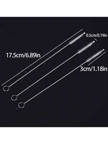 10pcs Efficient Cleaning Straw Brush,Reusable Kitchen Tools