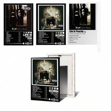 Tranh treo tường (1/3 tấm), khung tùy chọn, trang trí tường, trang trí phòng, bộ tranh áp phích ban nhạc Korn Vintage Metal, tranh nghệ thuật âm nhạc cổ điển, phù hợp cho phòng ngủ, phòng giải trí, quán bar - Tranh canvas, tranh chân dung, tranh tường Toile. - Nhiều màu - Xem 78