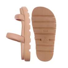 Women's Vizzano Half-Calf Flip-Flops - Beige - View 3