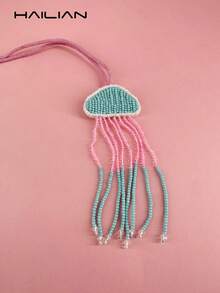 HAILIAN Bộ mặt dây chuyền hình sinh vật biển đính hạt, bao gồm cá voi, rùa, ngọc trai, cá voi đính ngọc trai và rùa đính đá. Có thể dùng làm phụ kiện túi xách, móc khóa hoặc làm quà tặng nhỏ cho gia đình, bạn bè và người thân yêu vào dịp sinh nhật, ngày lễ và các buổi lễ ở trường. Chất liệu: Hạt cườm, ngọc trai khảm, ngọc trai đính thủ công. - Nhiều màu - Xem 10