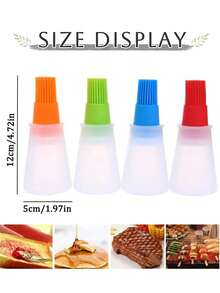 Kitchen Accessories Tools Silicone Oil Brush Basting Brushes Cake Butter Bread Pastry Brush Cooking Utensil Kitchen Gadgets - Multicolor - View 2