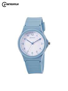 MINGRUI Jam Tangan Quartz Tahan Air 3ATM Klasik Ins Fashion, Tahan Guncangan dan Jatuh, Cocok untuk Pelajar, Remaja, Hadiah, dan Dekorasi Kampus - Putih - View 18